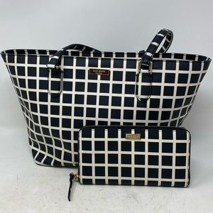 Kate Spade Laurel Way Dally Tote and Neda Wallet Set.